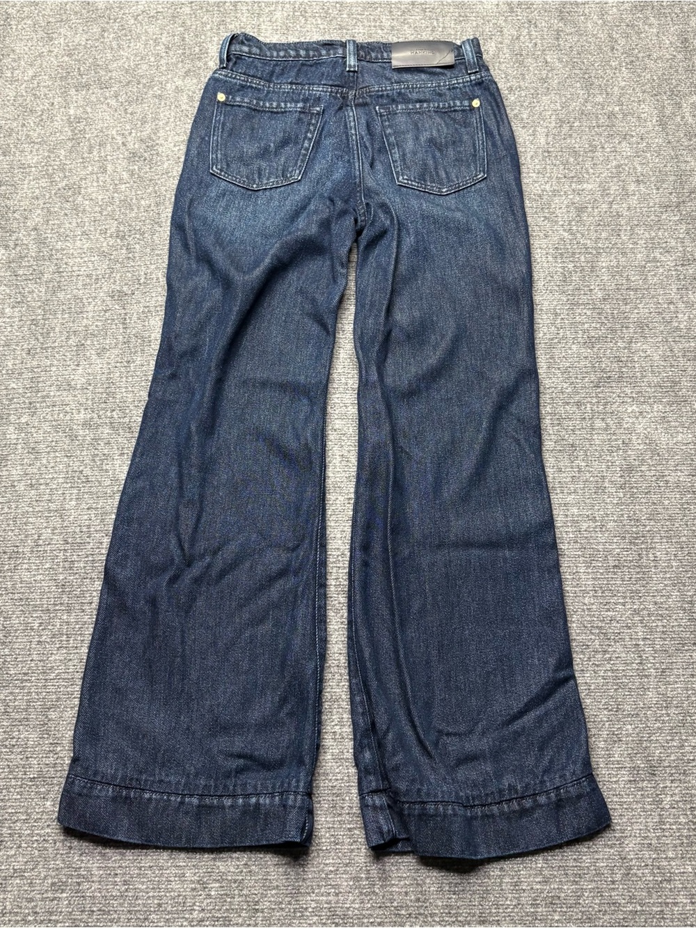 7 For All Mankind Jeans Womens 25 Blue Modern Dojo Tailorless Stormy Wide Leg - Picture 2 of 15